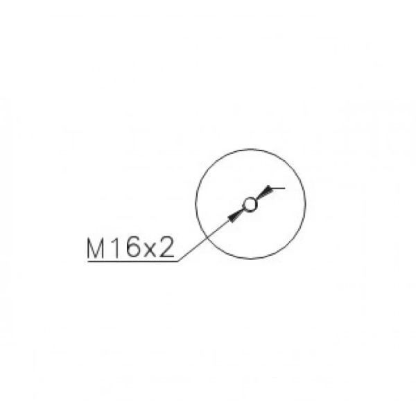 Пневморесора 4022NP M12 SAF без стакана 00992320 фото