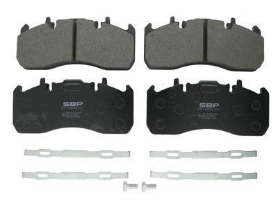 Гальмівні колодки DAF, Renault, ROR/Meritor, Volvo 210.7*108*29 MDP5102 WVA29173 5001864365 07-P29173 29173 фото