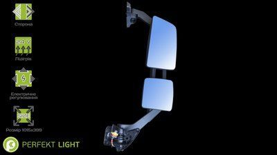 Дзеркало VOLVO FH EURO 6 ПР. з підігрівом і регулюванням 82943356 82943356 фото