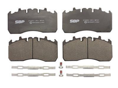 Колодки гальмівні DAF, ROR/ Meritor, Scania 216*83.3*30 0906245 906245 68326055 MDP5117 2114543 07-P29211 29211 фото